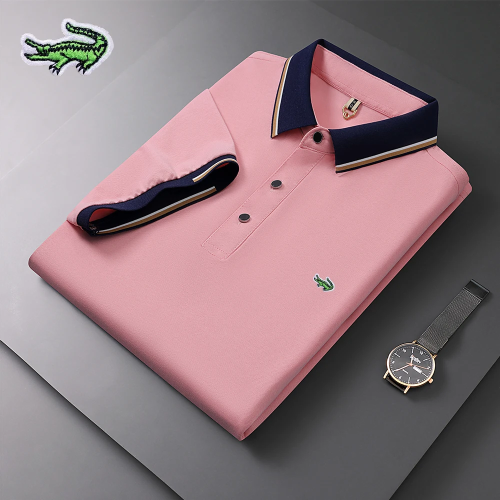 

CARTELO Embroidery 40% Cotton Hot Selling Men's Polo Shirt Spring Summer New Smart Casual Breathable Lapel Polo Shirt for Men