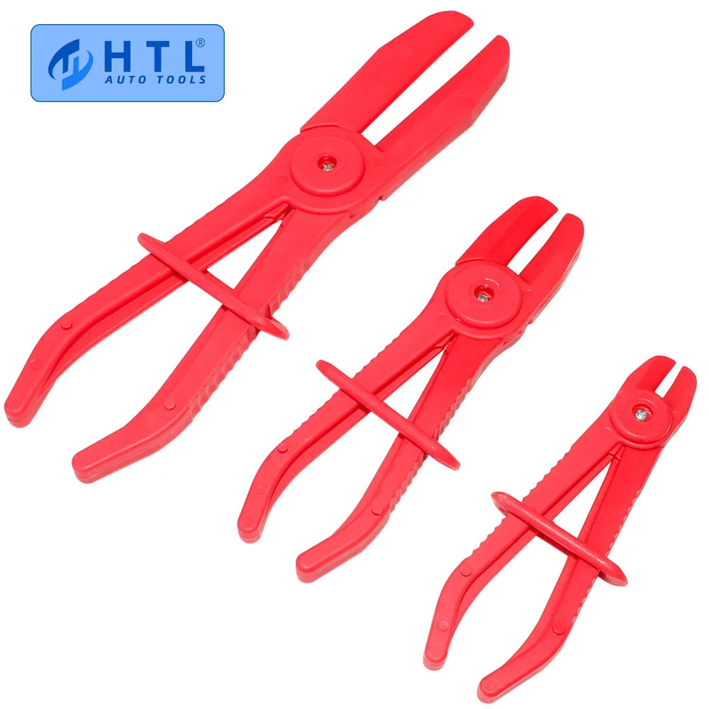 3pcs/set Nylon Hose Clamp Tool Set Brake Fuel Water Line Clamp Plier Hands  Free Tool Car Repair Tools Hose Pliers