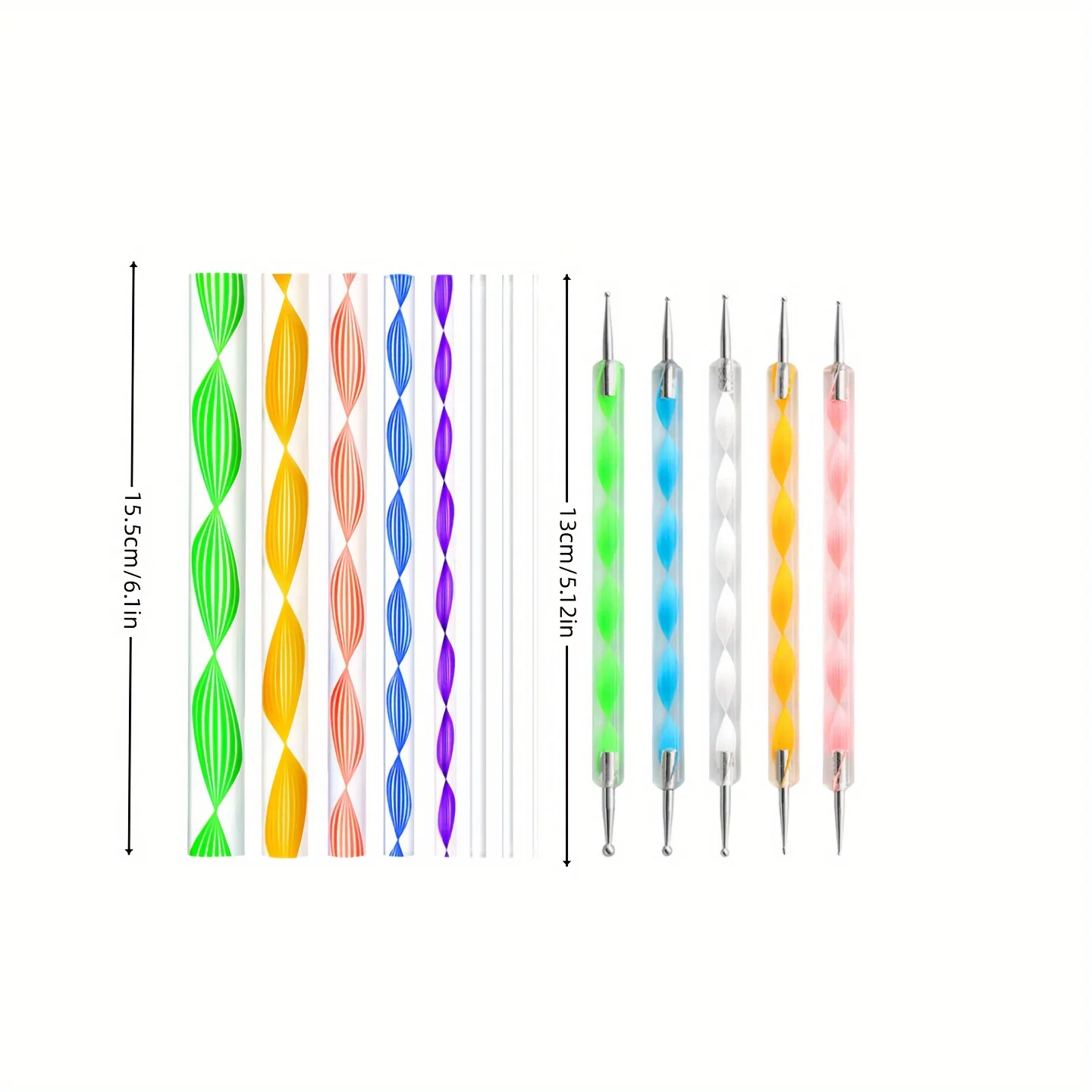 13pcs Acrylic Stick Dotting Tools Painting Stencils Carving Pottery pottery tools clay sculpting tools pottery sculpting tools mandala dotting tools