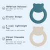 1Pcs Baby Teether Silicone Toy BPA Free Cartoon Bear Nursing Teething Gifts Baby Health Molar Chewing Newborn Accessories Toy 2