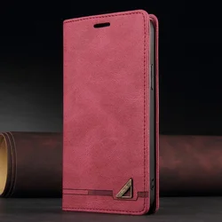 Deluxe Leather Wallet Flip Case for Realme 8 (4G) (Wine red)
