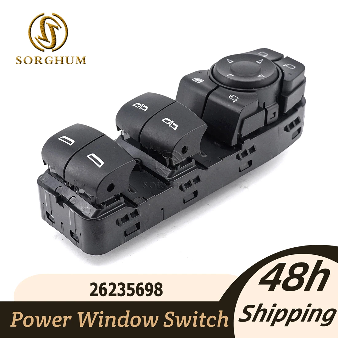 Sorghum 26218339 26235698 For OPEL INSIGNIA B Sports Tourer 2017-2022 Master Power Window Switch Regulator With Mirror Adjuster