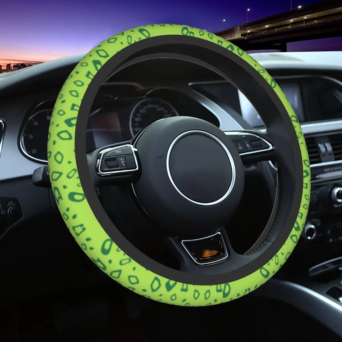 Lovely King Blade Of Chastiefol Steering Wheel Cover Seven Deadly Sins Anime Manga Steering Wheel Protector Car Accessories