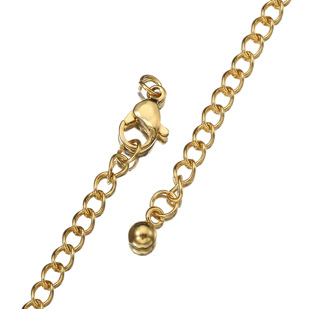 Kein Verblassen, 10 Stück, 5 Stück Edelstahl-Verlängerungskette, verlängerte Verbindungskugel, Schwanzkette für Armband, Halskette, Schmuckherstellung, DIY – Detail 7