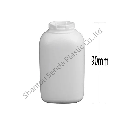C:20PCS/LOT 80ML Powder bottle, white HDPE powder style bottle, powder bottles with white twist top sifter caps