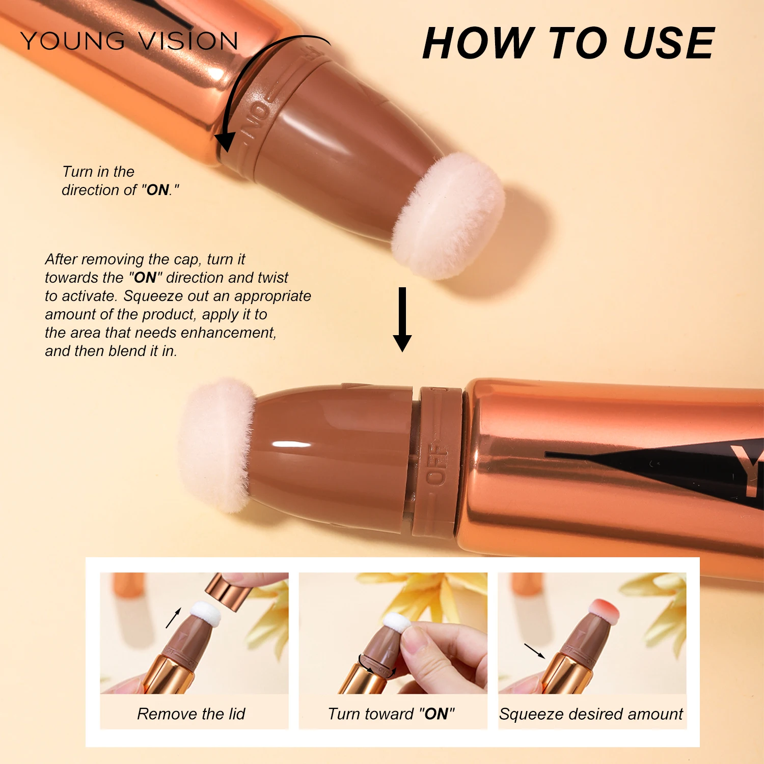 Young Vision Air Cushion Blusher Color 1