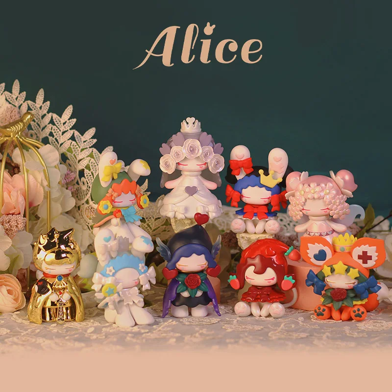 

55TOYS Alice Fairy Tale Series Blind Box Toys Guess Bag Blind Anime Animal Figures Doll Cute Girl Birthday Gift Story