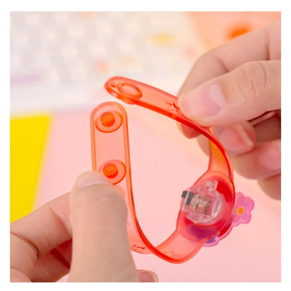Children Toys Watch Cartoon Light Up Bracelet Glitter Gifts Party Decorations Glow-in-the-dark Props