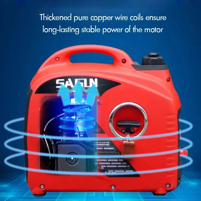 Parking Fuel 24V Air Conditioning Range Extender Van Portable 220V Free Installed Gasoline Generator，2000W Parking Generator