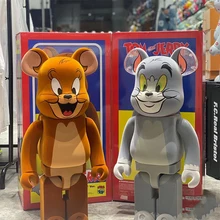 Bearbrick 1000 Cat and Mouse Cartoon Animation Ction Toy Model Doll Bearbrick 400 Kawaii Gift Collection Decoration Plush Toy