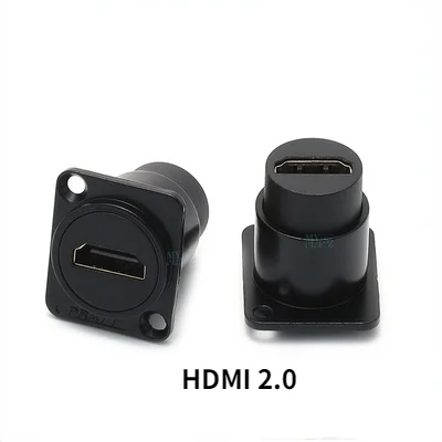USB3.0 USB2.0 CAT6 HDMI2.0 LC CAT5E RCA 3.5 BNC VGA DB9 D Series Panel-Mount Connector D-USB-3.0 USB 3.0 Pass Through Connector,panel mount connector