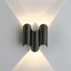 Aluminium LED Waterproof Wall Lamp (3W Black Body)