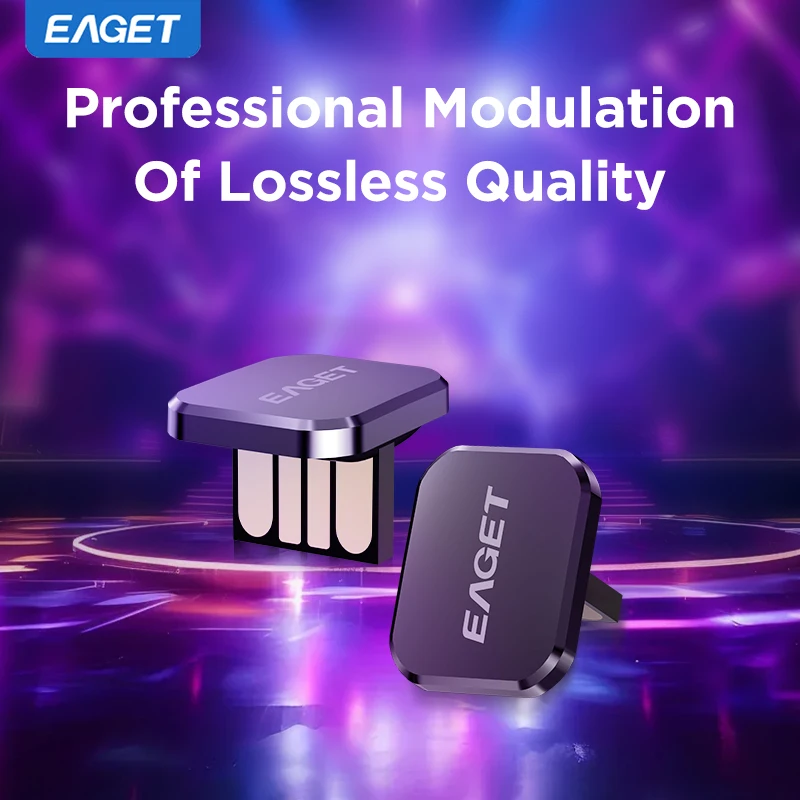 EAGET 8GB/16GB/32GB/64GB 미니 자동차 USB2.0 플래시 드라이브 - U8A, 아연 합금 소재, 플러그 앤 플레이, 스테인리스 스틸 선물 상자 포함