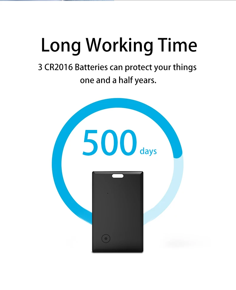 Android-Compatible Waterproof Wallet Tracker for Keys & Luggage – Works with Google Find Hub App