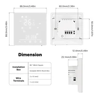 MOES Tuya Matter WiFi Smart Thermostat Temperature Controller Water Boiler Electric Heating With Alexa Google Apple Smartthings - Image 6