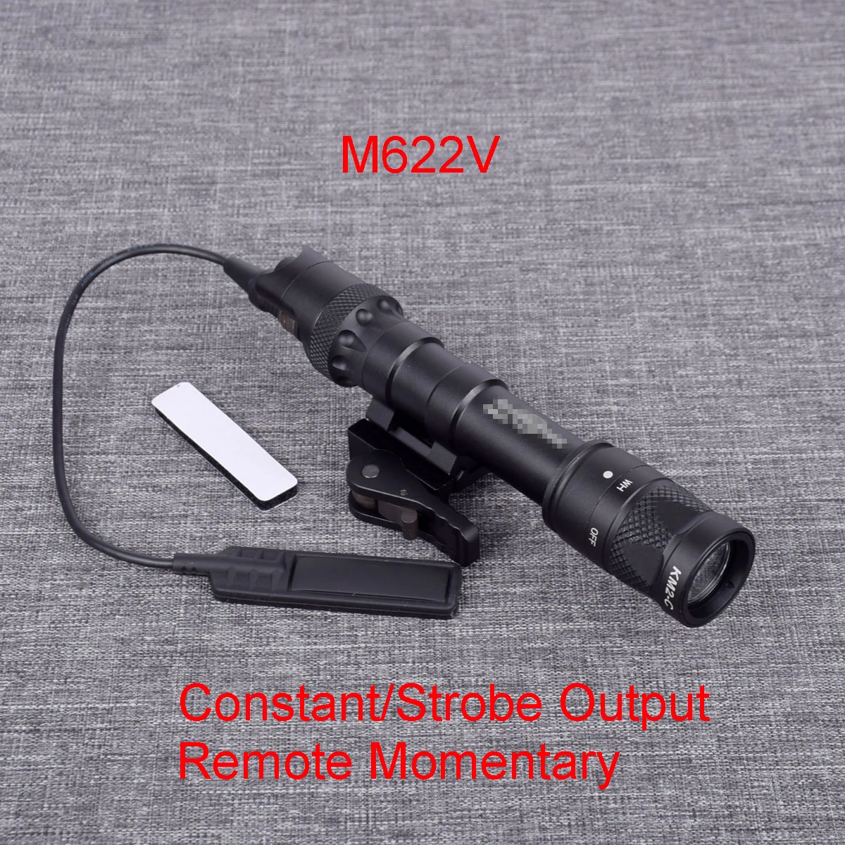 Tactical SF M622V Weapon Gun Light Constant Strobe Remote Tape Tail