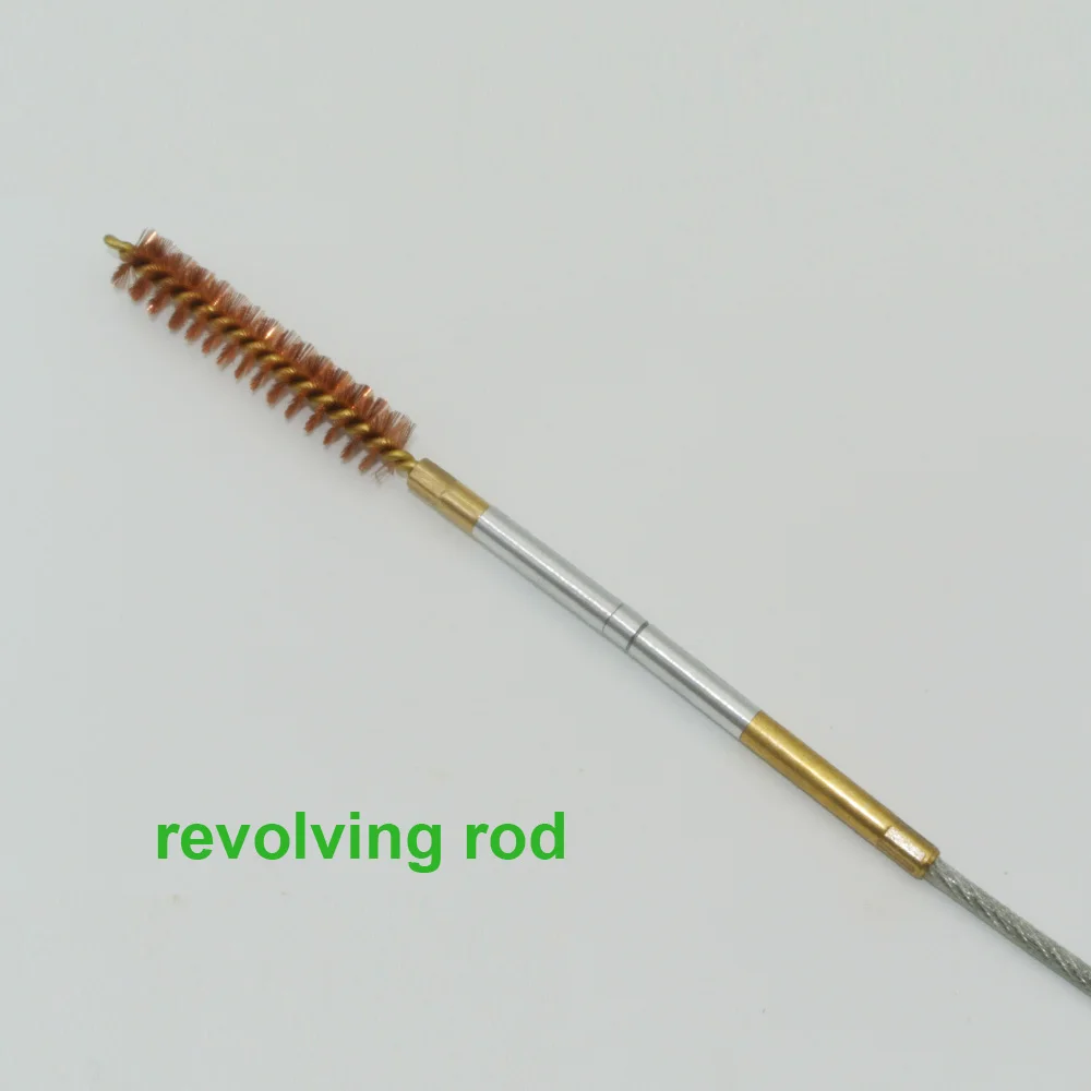 Green World 46" 39" 24" 10" Pull Through Cabel Clean Gun Tool fit .17cal-12ga barrel gun cleaning brush