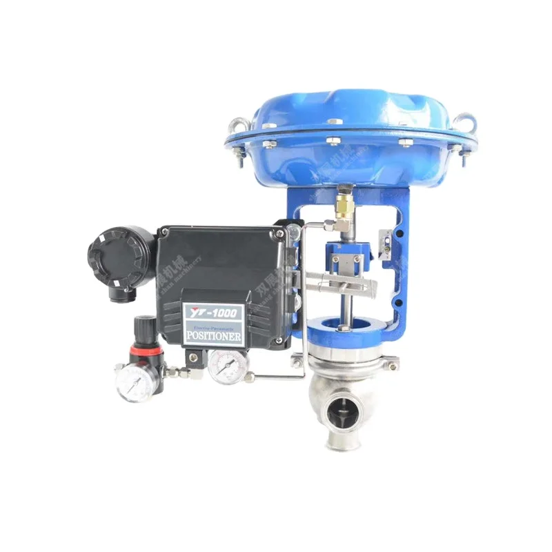 

stainless steel pneumatic modulating control valve L type with positioner