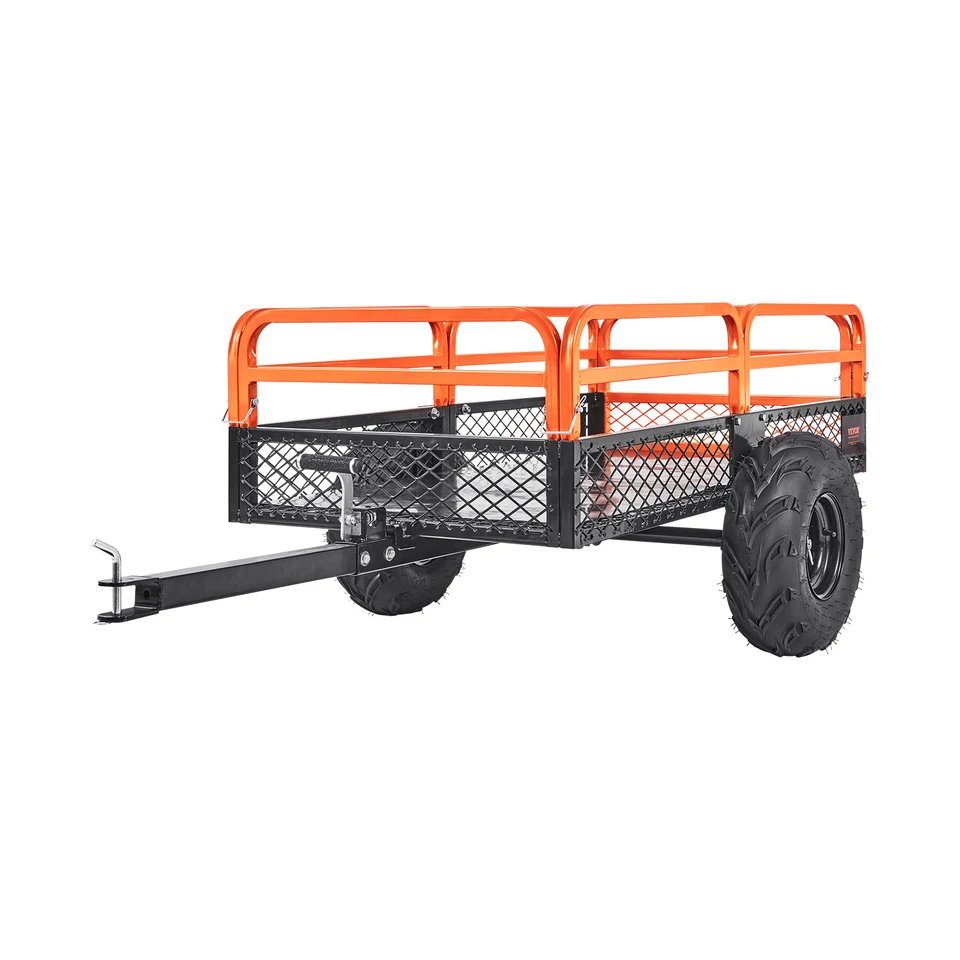 Heavy Duty Steel ATV Tow Behind Dump Trailer