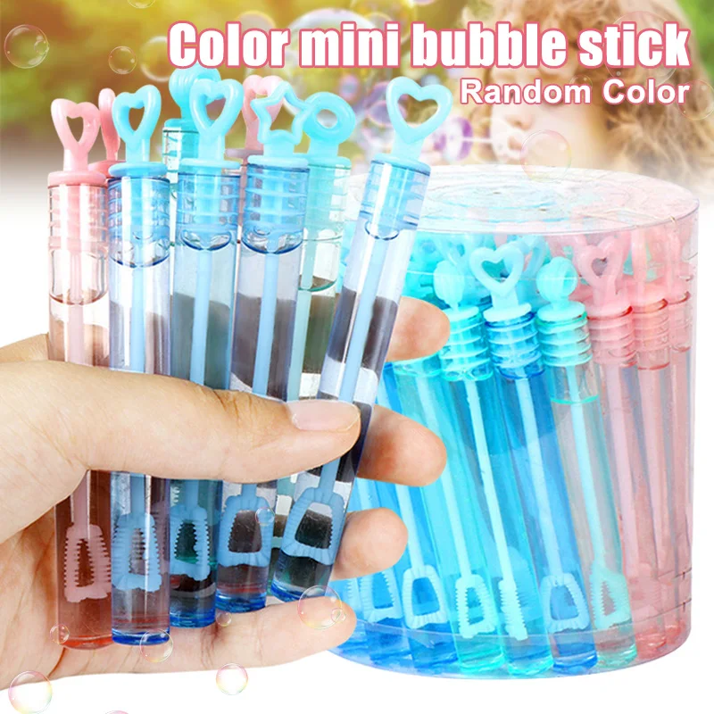 

Mini Bubble Wands Stick Portable Kid Toy for Wedding Favor Anniversaries Party Birthday Mini Bubble Stick Kid Toy Bubble Wand