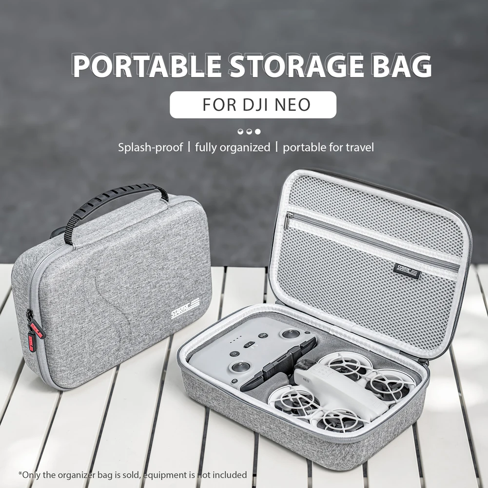 Storage Bag for DJI Neo Drone Waterproof Portable Handbag Dustproof Travel Case for DJI RC Smart Controller Accessories