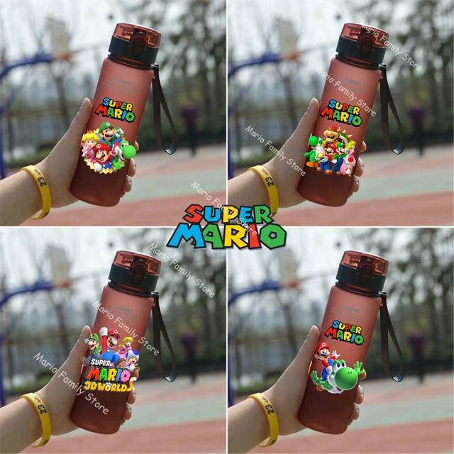 Super Mario Bros Water Bottle Anime Portable Leak-proof Drink