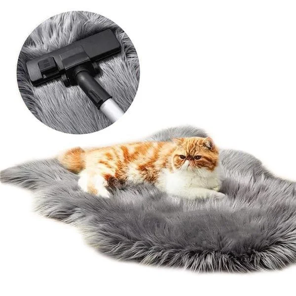 

Warm Soft Faux Fur Artificial Wool Carpet Area Rugs Pet Mat Washable Floor Mats Sofa Chair Bed Cushions Pads for Home Decor
