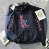 Sweatshirts Women's Winter Hoodies Cute Kawaii Disney Lilo & Stitch 26 English Letters Print Hoodie Fashion Couple Streetwear 2
