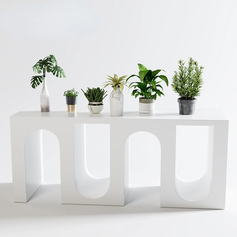 Console Light Luxury Minimalistic Hotel Doorway Decoration Personality Creative Console Tables Post-Modern Sideboard Counter