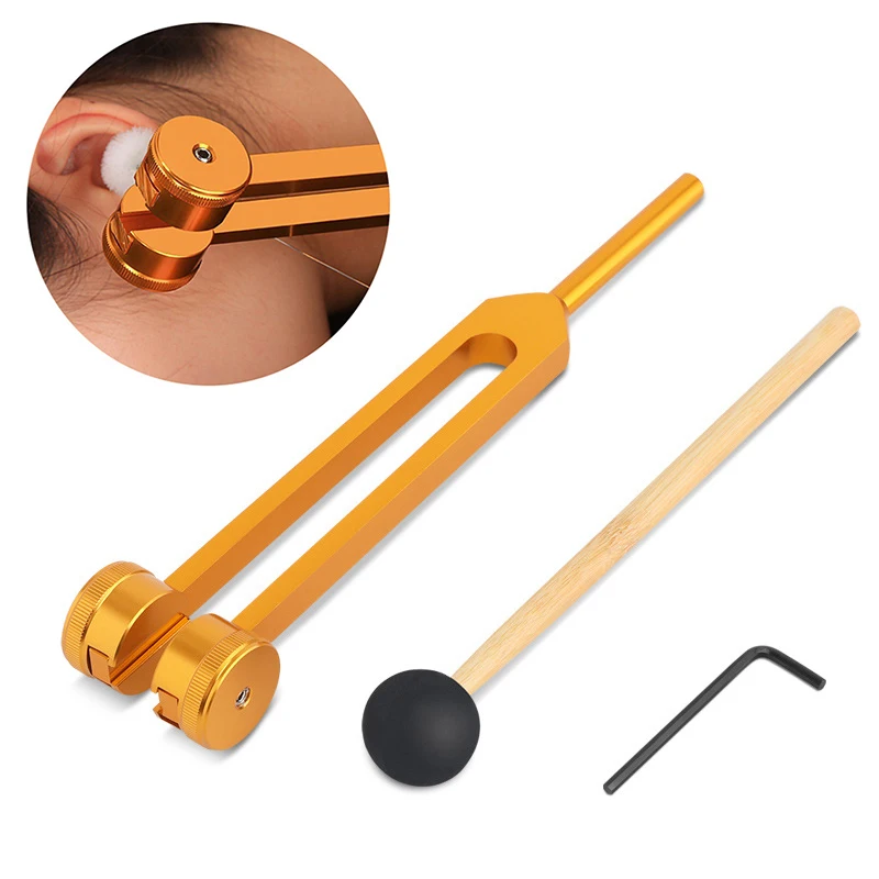 Orecchio-Picking Diapason Hammer-Ear-Picking Tool Set Ear-Picking Shock Sub-Bell Squillo Clip Vibrazione Home Test Portatile