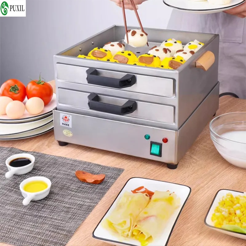 Household Food Steam Machine Stainless Steel Rice Noodle Steamer Cooker Kitchen Rice Noodle Machine