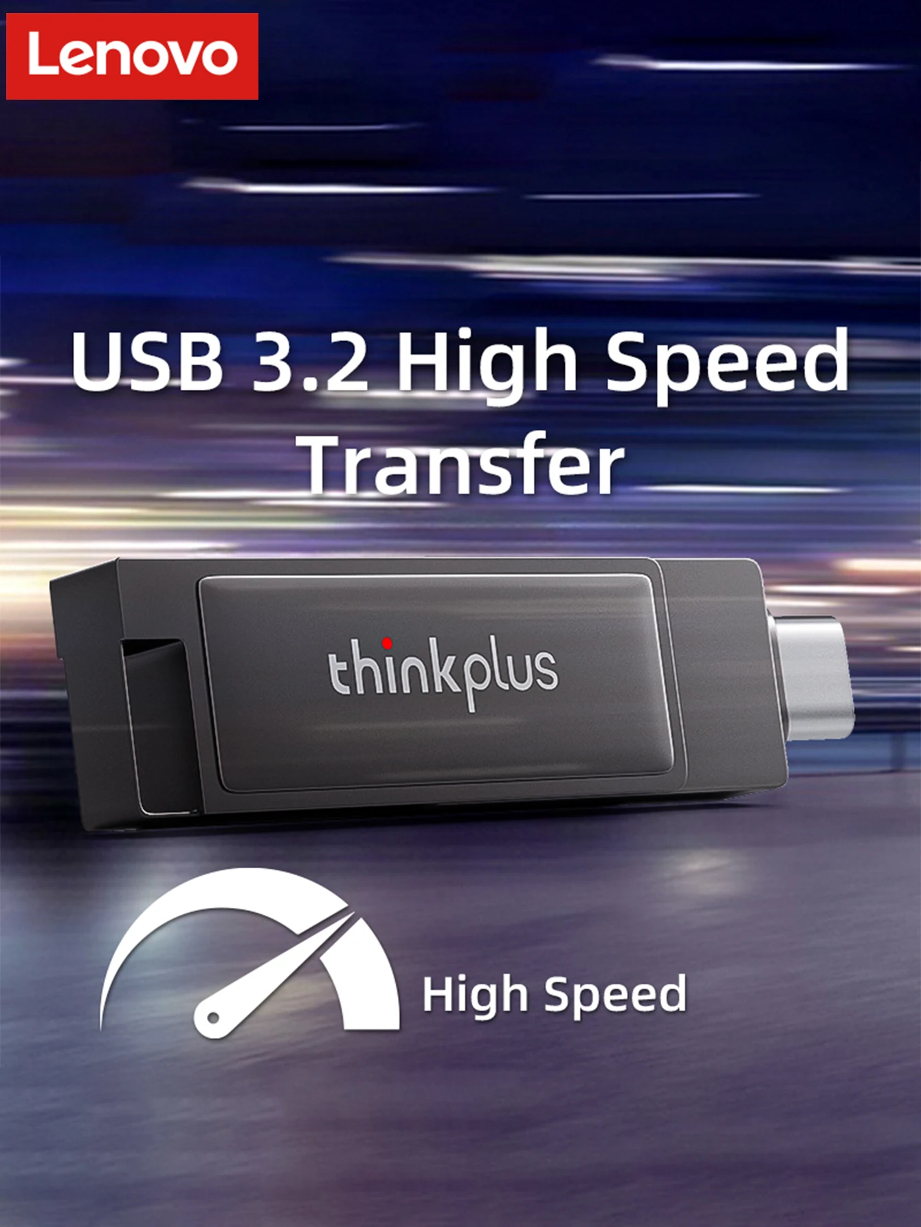 Lenovo Thinkplus USB 3.2 Flash Drive flash drive 32G 64G 128G 256G Options