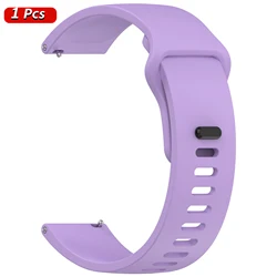 Sport Silicone Strap and Protective Case for Smartwatch Bracelet - Premium Accessories (Only purple Strap)
