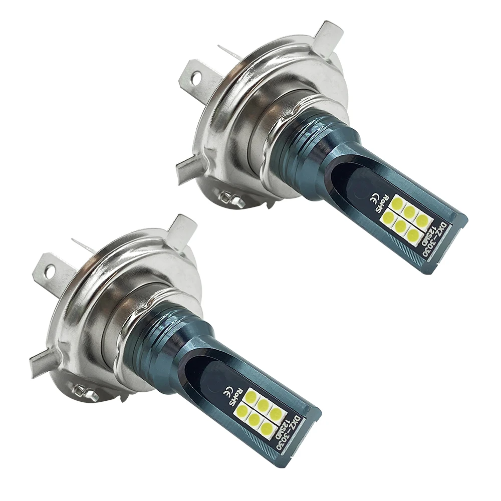 2pcs 자동차 안개 램프 12smd H7 LED 전구 빛 자동 인터페이스 H1 H3 H4 H11 H8 H9 9005 HB4 H10 6000K 6500K 12V 자동 헤드 라이트