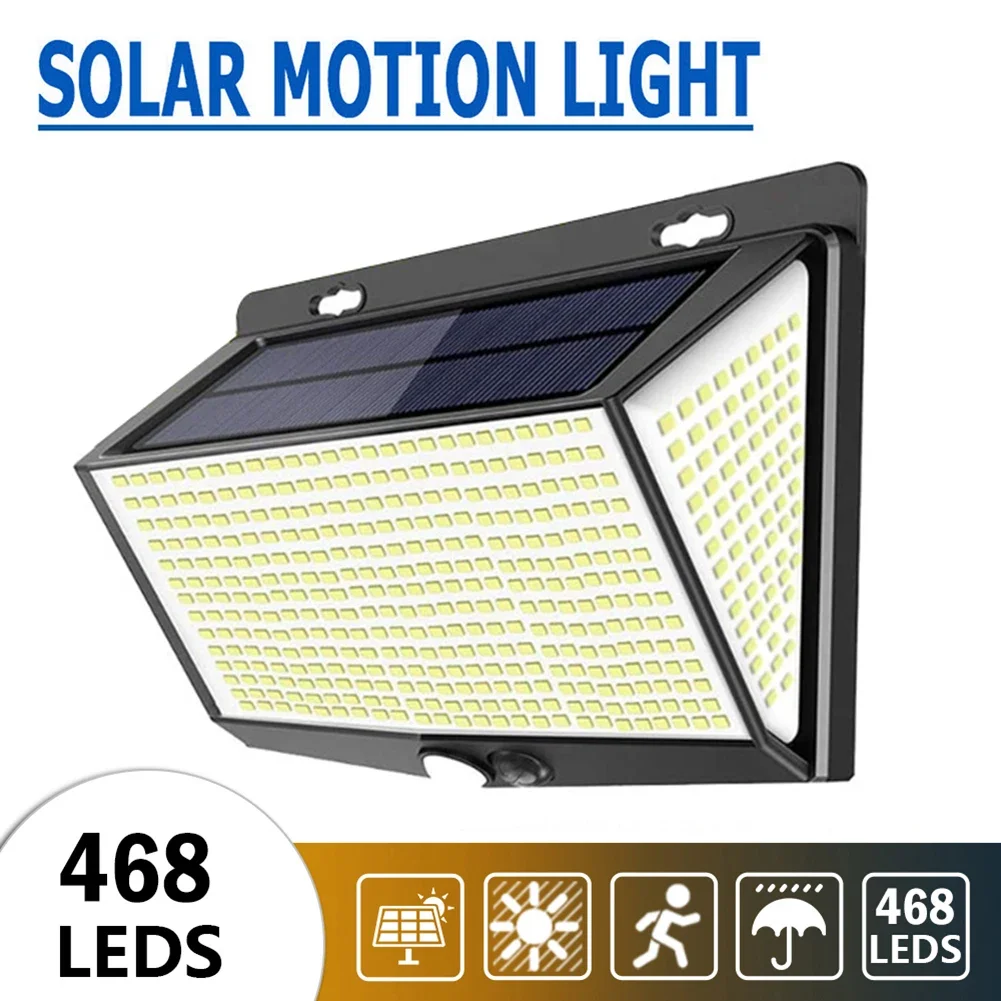 Description Picture 5 of item468 Solar Power Waterproof Light Outdoor Motion Sensor Wall Mounted Street Lamp