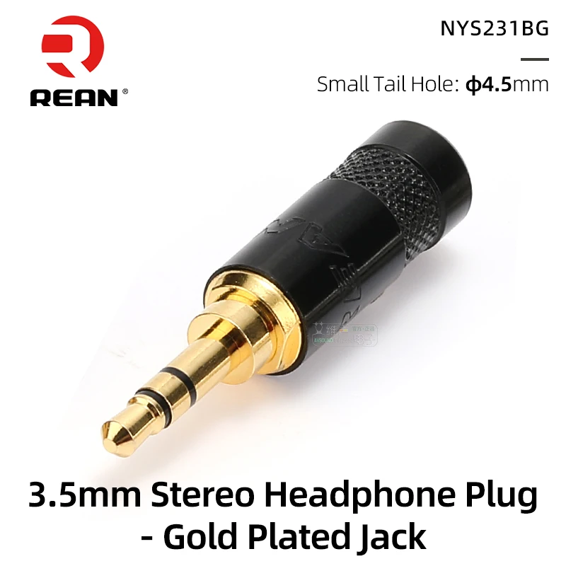 NEUTRIK NTP3RC-B Jack 3.5mm Connector 3 Poles Stereo Angled Gold Plated 4.5mm (Unité - Foto 4