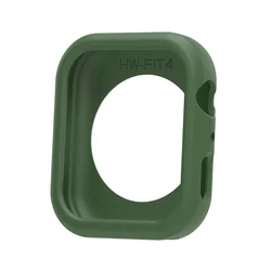Silicone Strap & Protective Frame for Smartwatch - Versatile Wristband Accessories (Only case DeepGreen)