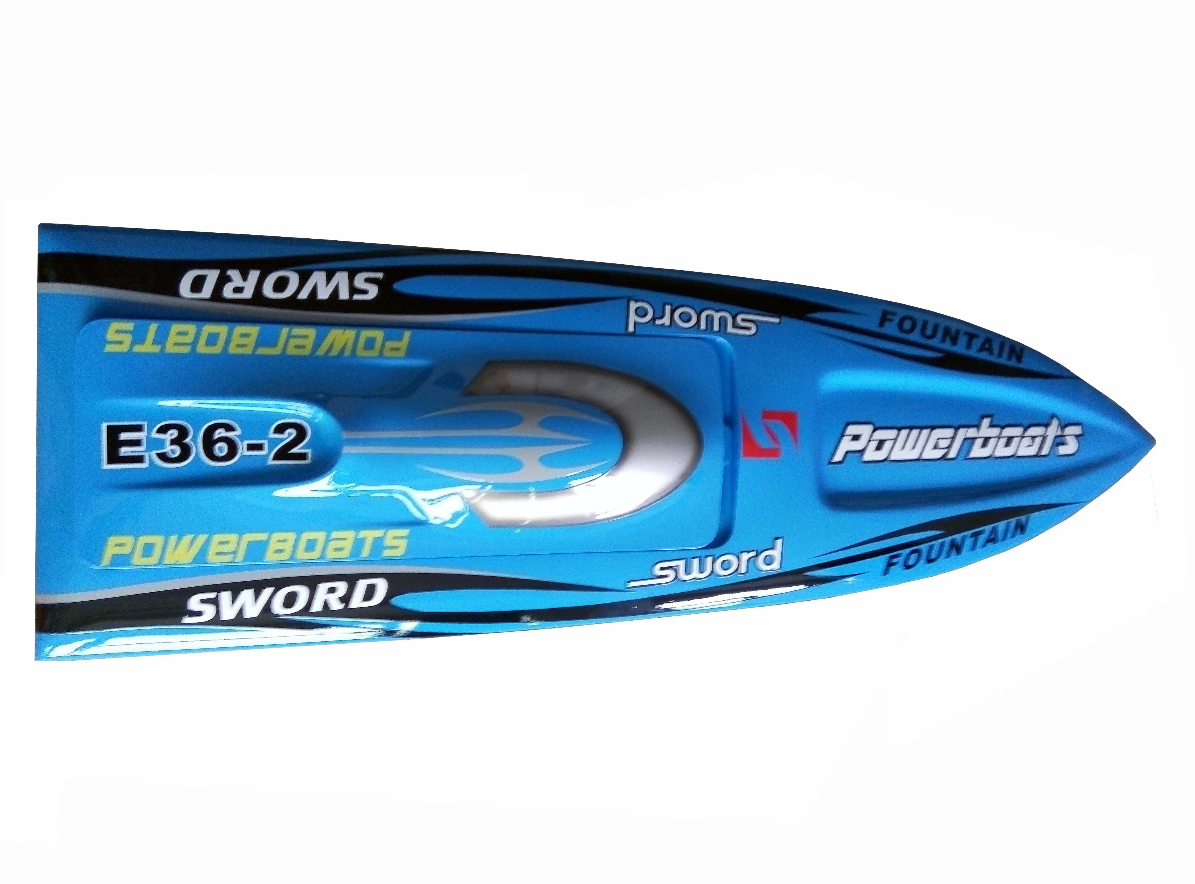 DT E36 Prepainted Color Electric Racing KIT VER High-speed RC Boat Hull for Advanced Player Remote Controlled Boat Model TH02650 5