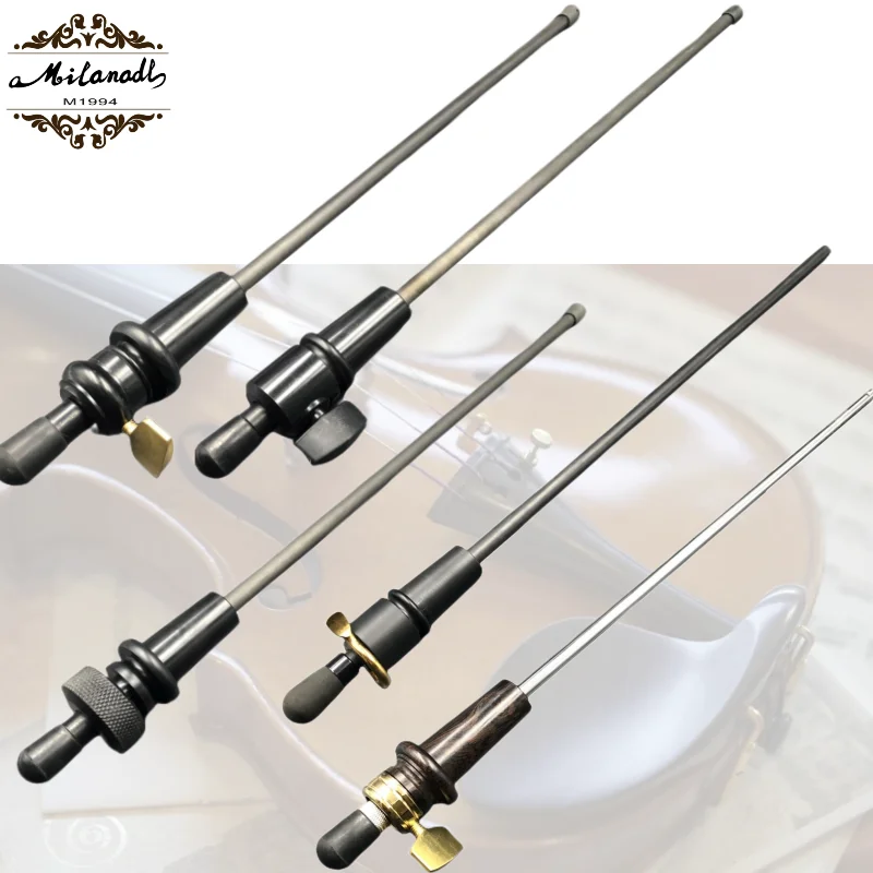 Scalable Carbon fiber Cello End Tail 4/4 3/4 1/2 1/4 Stretch Shrink Freely ebony Cello Endpin 1pcs