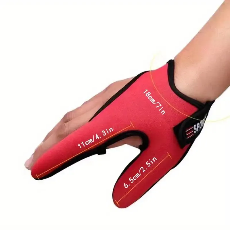 Fishing Gloves 2 Fingers Protector Breathable Anti-Slip Anti-Cut for Carp Fishing