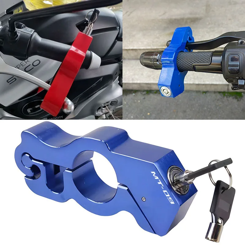 

Motorcycle Handlebar Lock Handle Solid Lock Anti Theft For YAMAHA MT-10 yamaha handlebar Brake Handle Solid Pull Rod Anti Theft
