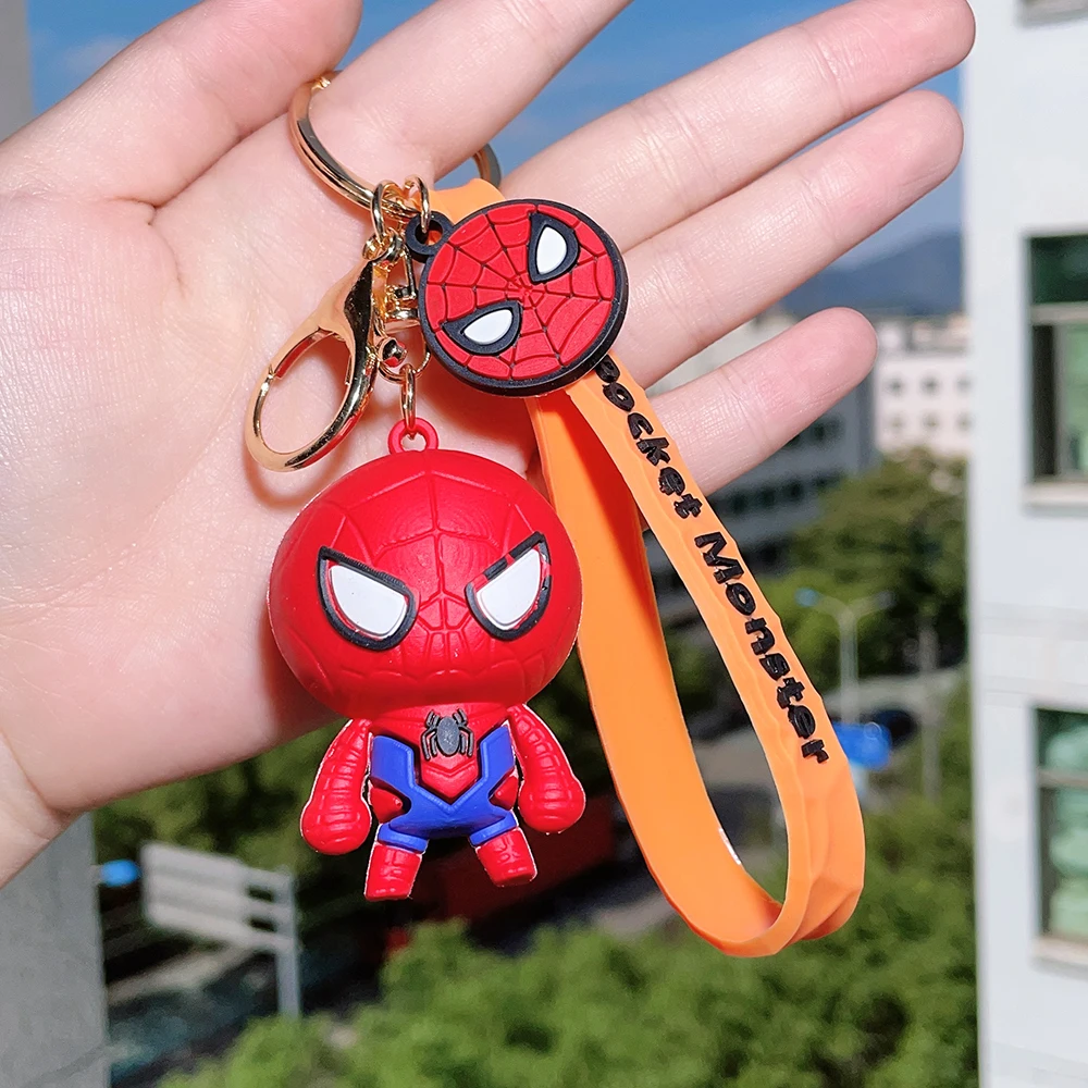 Portachiavi Spiderman ragazzi ragazze borse per auto portachiavi ciondolo  portachiavi carino accessori creativi regalo per bambini
