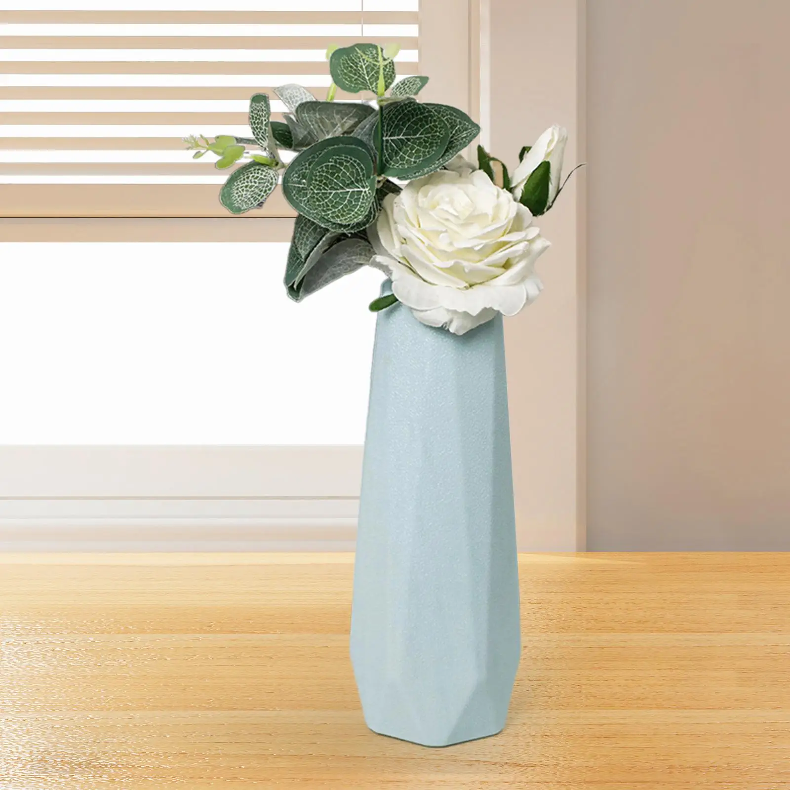 Elegant Vase Minimalist Flower Vase Flower Arrangement European Style Vase, Modern Flower Vase for Living Room, Bedroom, Desk