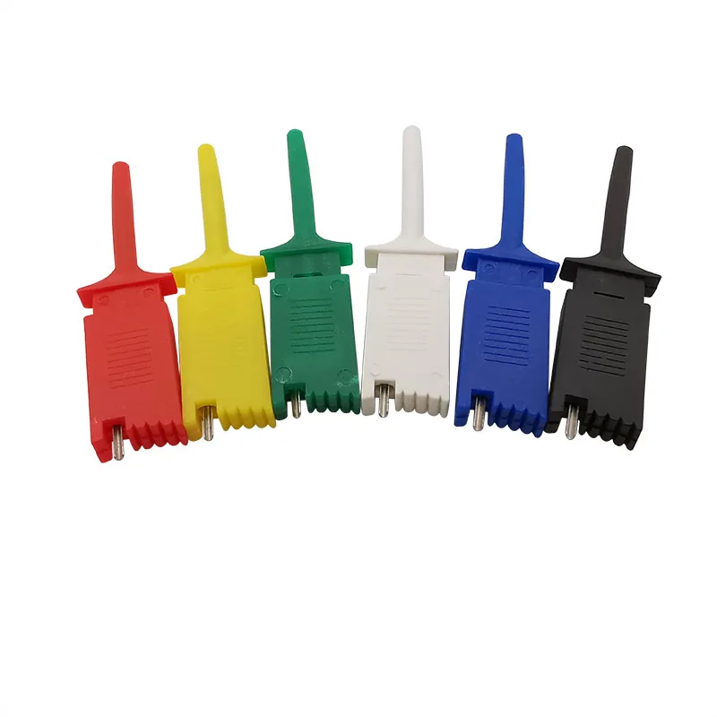 Description Picture 4 of item10Pcs Test Hook Clip Logic Analyzer Cable Jumper Wire Yellow/Red/Black/Green/White/Blue Test Clamp Kit 20/30CM