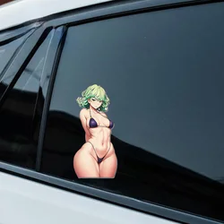 Sexy foreign service cartoon bikini car stickers personalized custom waterproof and sunscreen car supplies.