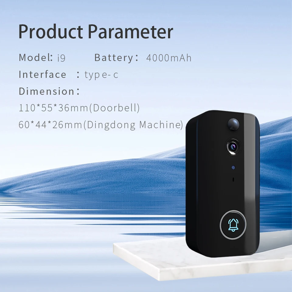 Smart WiFi Video Doorbell with Night Vision