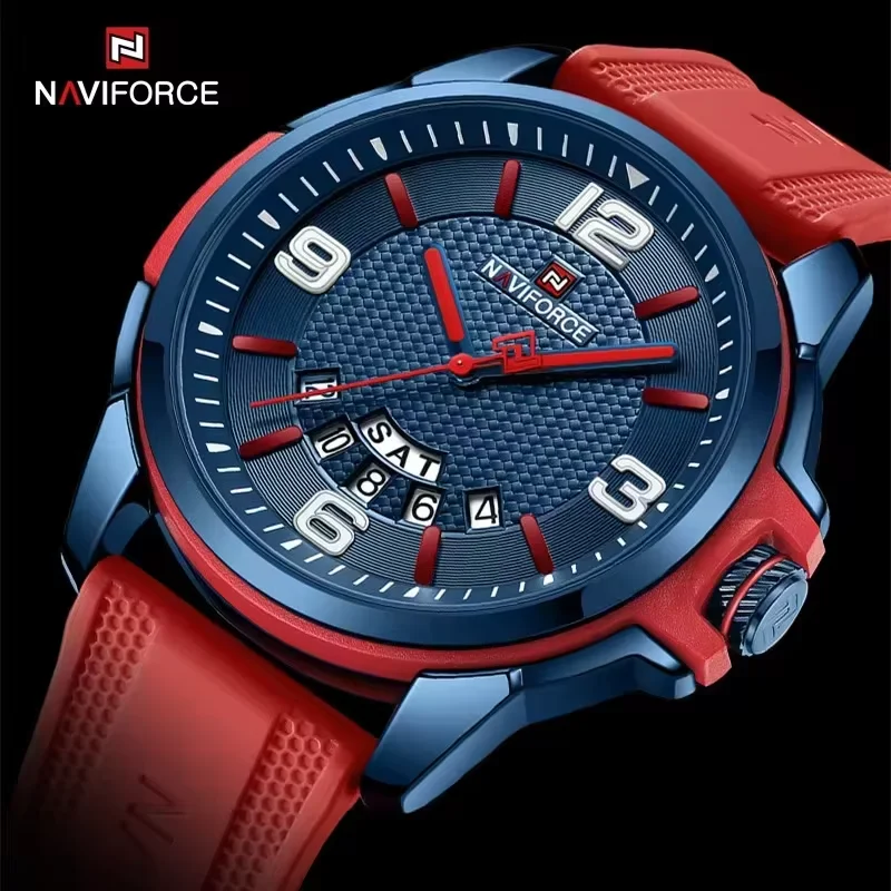 NAVIFORCE Orologio al quarzo originale da uomo Fashion Business