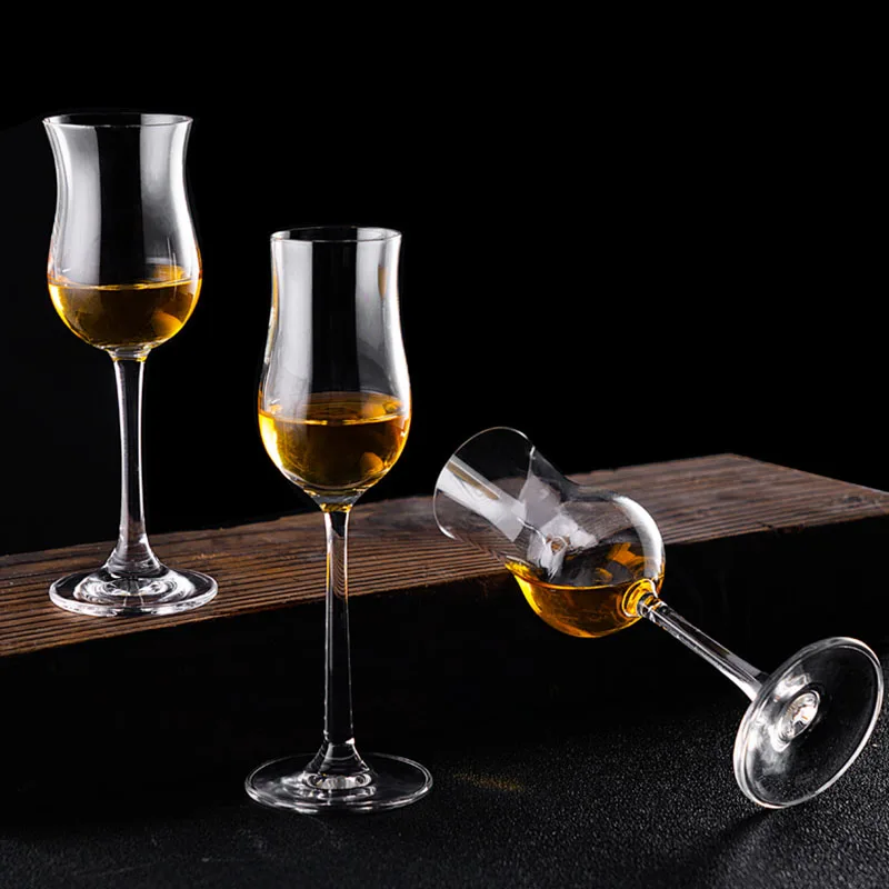 Crystal Scent Cup for Whisky, Rum Glass, Wine Serving, Tulip Tasting Glass, Mulled Wine Glass