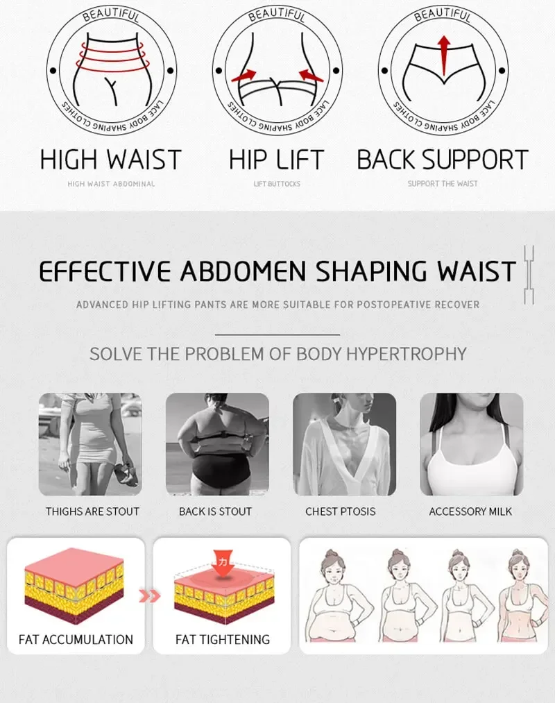 Description Picture 4 of itemWomen Butt Lifter Tummy Control Slimmer Trainer Control Panties Booty Pulling Underwear Body Shaper Corset Body Shapewear