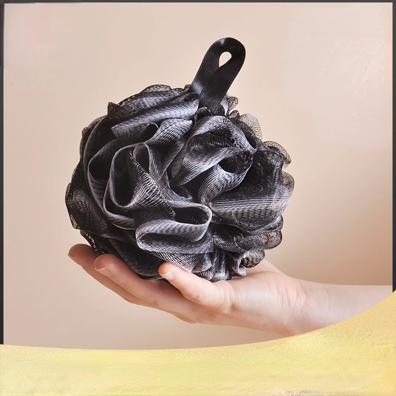 

Лидер продаж, мужской бамбуковый градиентный шарик для ванны с черным бамбуковым углем, шарик для ванны с постепенной устойчивостью, 60 г